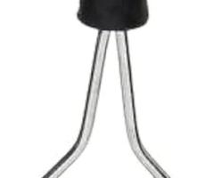 هراسة بطاطس ستانلس ستيل بيد بلاستيك - اسود