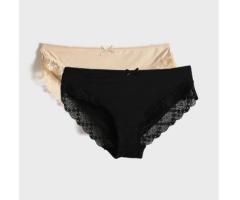 سروال بيكيني مع تفاصيل دانتيل من LC Waikiki - عبوة 2