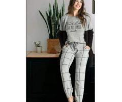 بجامة 3قطع خامة صوف تريكو مقاس فري سايز تلبيس لحد 80ك