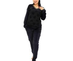 بيجامة شتوية نسائية من دادوش، مصنوعة من المخمل