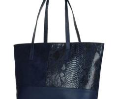 حقيبة يد نسائية من جلد الثعبان